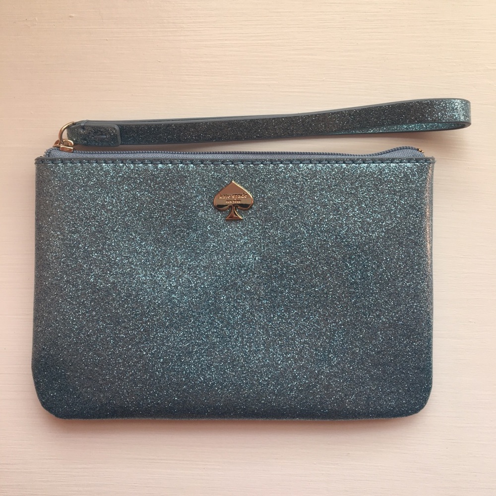 [NWOT]Kate Spade Glitter Bug Lakesedge Blue Clutch
